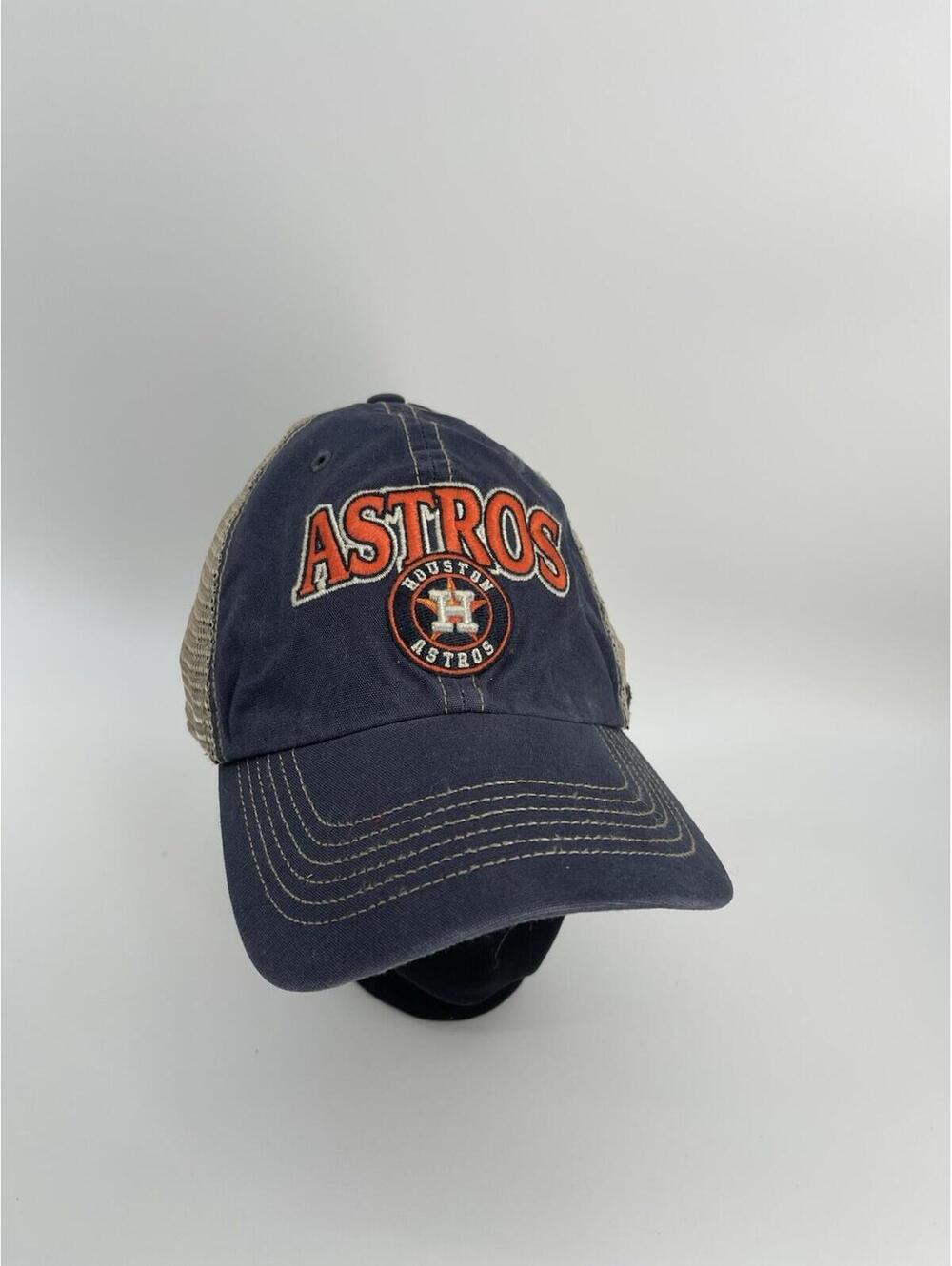 Houston Astros Snapback Tone Cap One Size Black Adjustable Outdoor